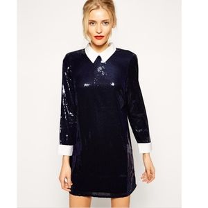 Asos Blue Sequin Dress for Sale up to 90% Off: Poshmark